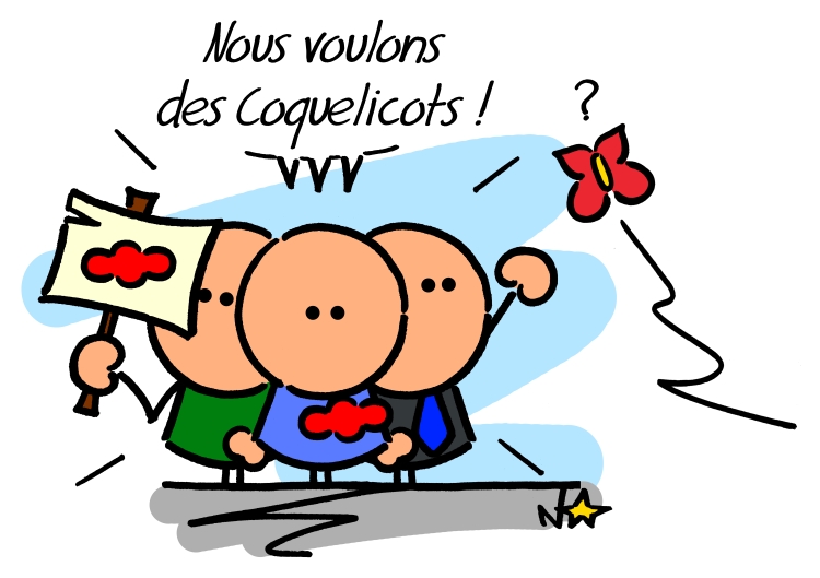 Nous voulons de Coquelicots! Sauvages du Poitou