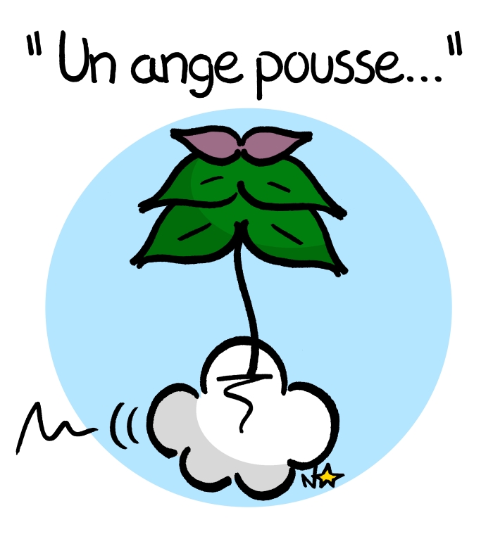 Lamier pourpre: un aange pousse! Sauvages du Poitou